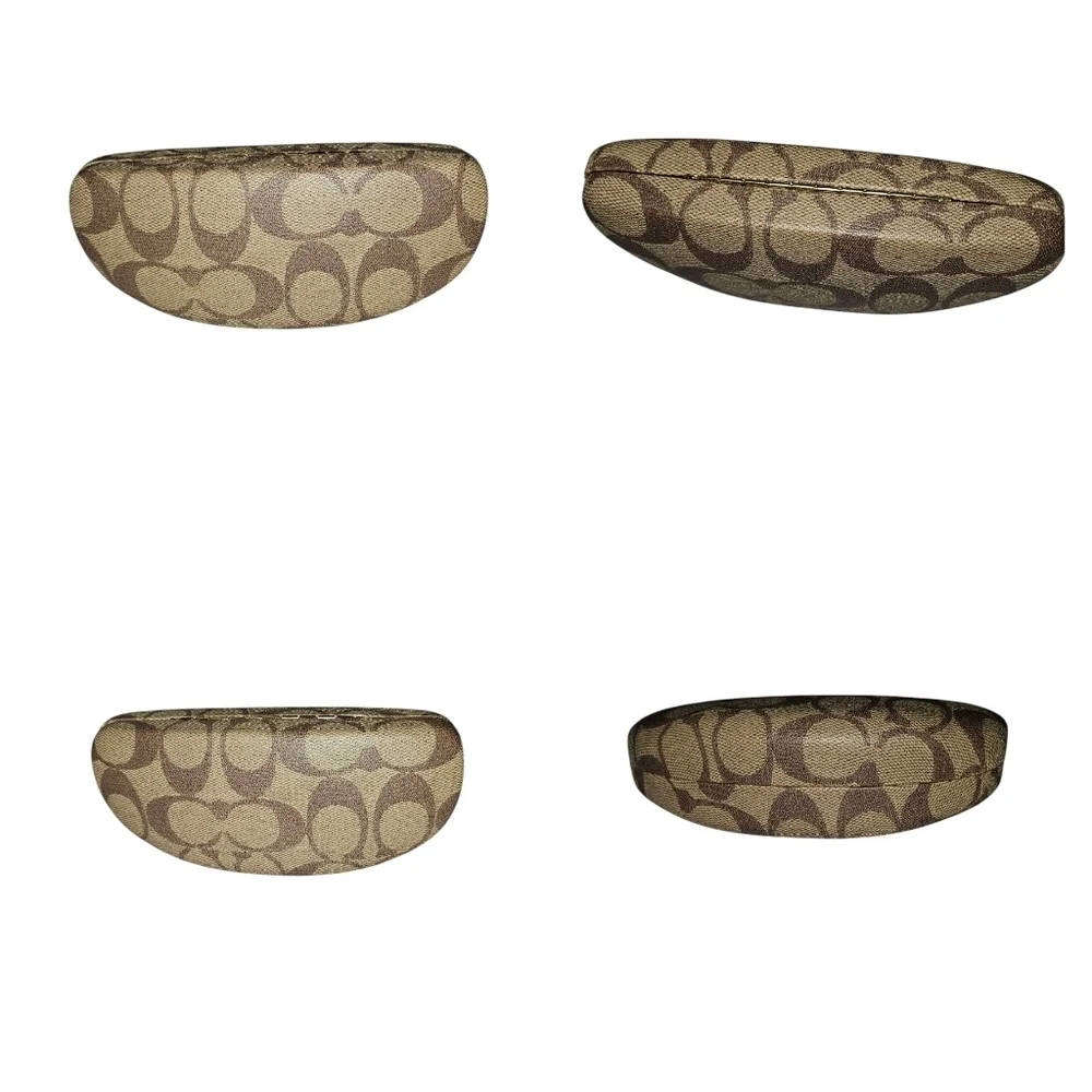 Coach HC 5054 (Faina) Satin Brown Dark Tortoise Gold Sig C Eyelasses Frames